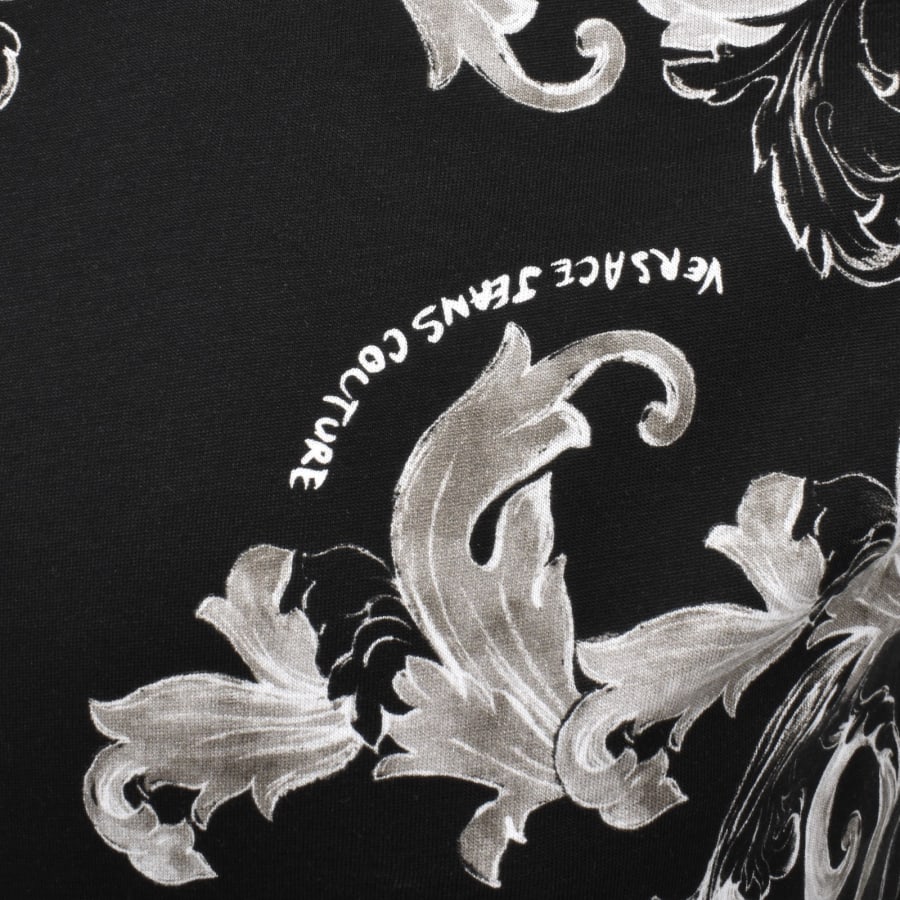Versace Jeans Couture All Over Print T Shirt Black